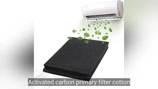 Good Price Air Filter Cotton Activated Carbon Filter Cotton Primary Filter Cotton Air Filtration